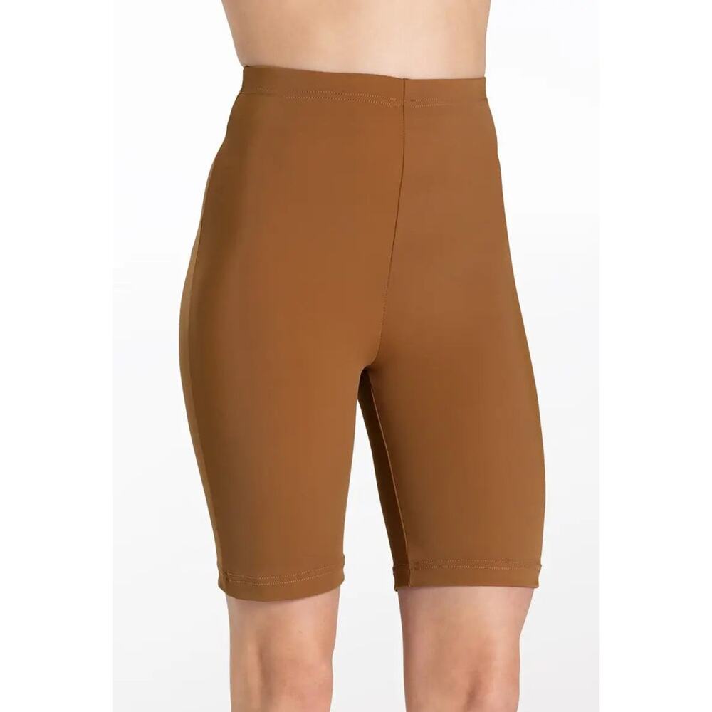 Dance Shorts Weissman MT13219 Medium Adult Camel Brown Jazz Gymnastics Caramel